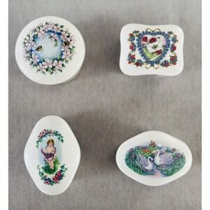4 Heritage House Music Boxes * Songs of Love LOVE ME TENDER-EVERGREEN-FEELINGS